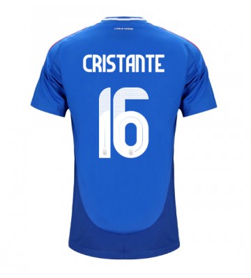 Italien Bryan Cristante #16 Replika Hjemmebanetrøje EM 2024 Kortærmet